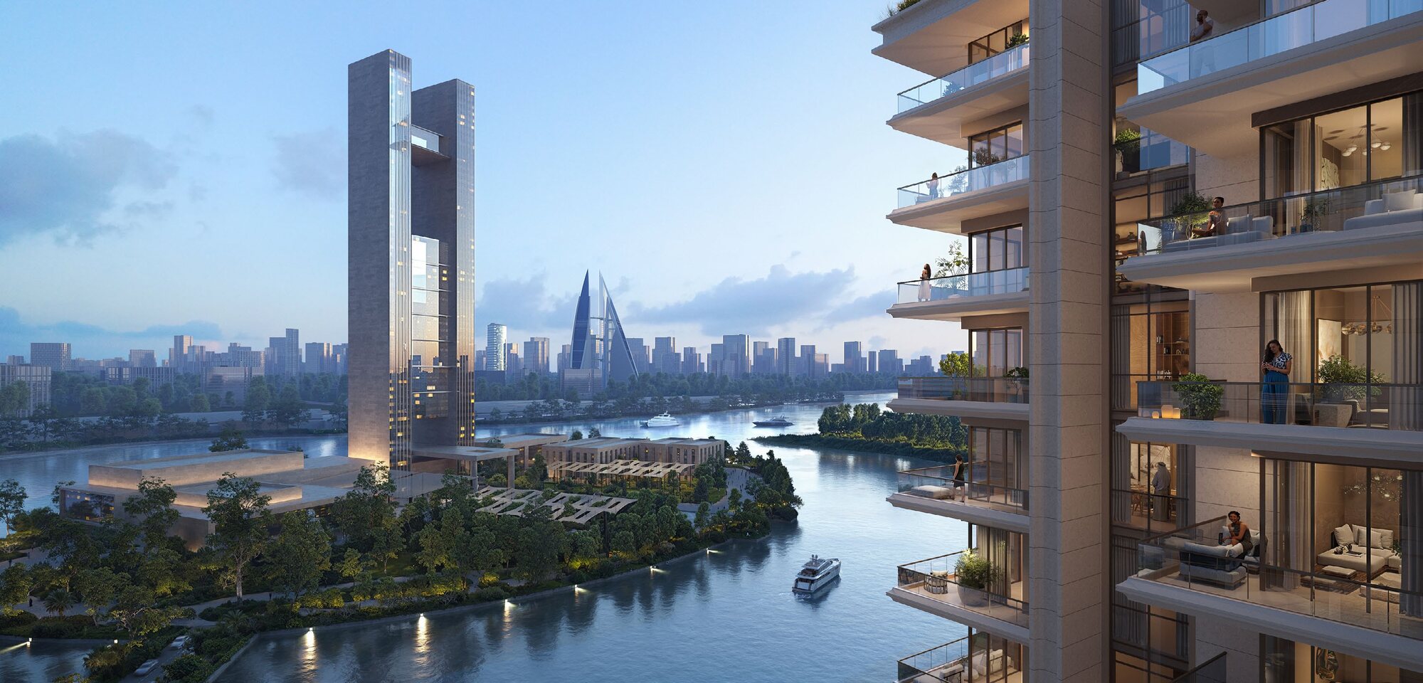 Bayview tower and skyline